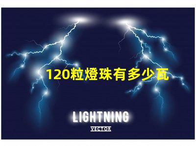 120粒燈珠有多少瓦 一米120燈珠用多少瓦